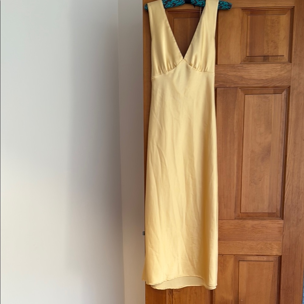 Abercrombie & Fitch Yellow Maxi Dress